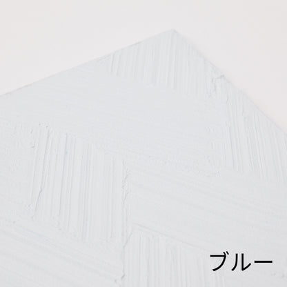 デコれるウォール（ブルー）を塗った壁の仕上がり